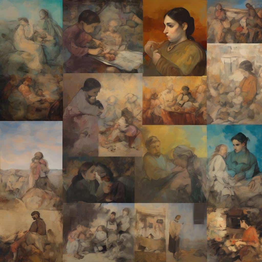 Σκοπός ζωγραφικής, ανθρώπινες στιγμές δημιουργίας, τέχνη και πάθος, έμπνευση από τους δημιουργούς.